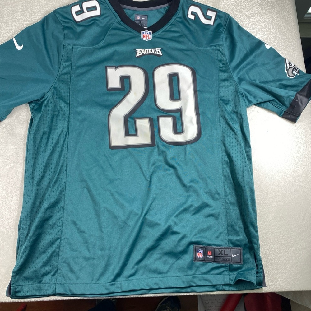 Philadelphia Eagles Green Jersey Man XL Nike NFL - Picture 2 of 14